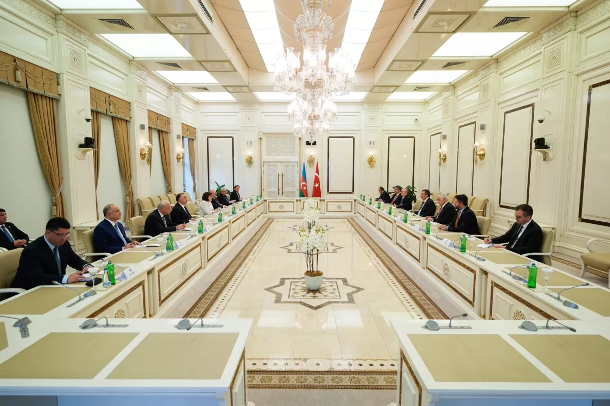 Azerbaijani parliament chair, Türkiye's VP talk over cooperation in Turkic world PHOTO