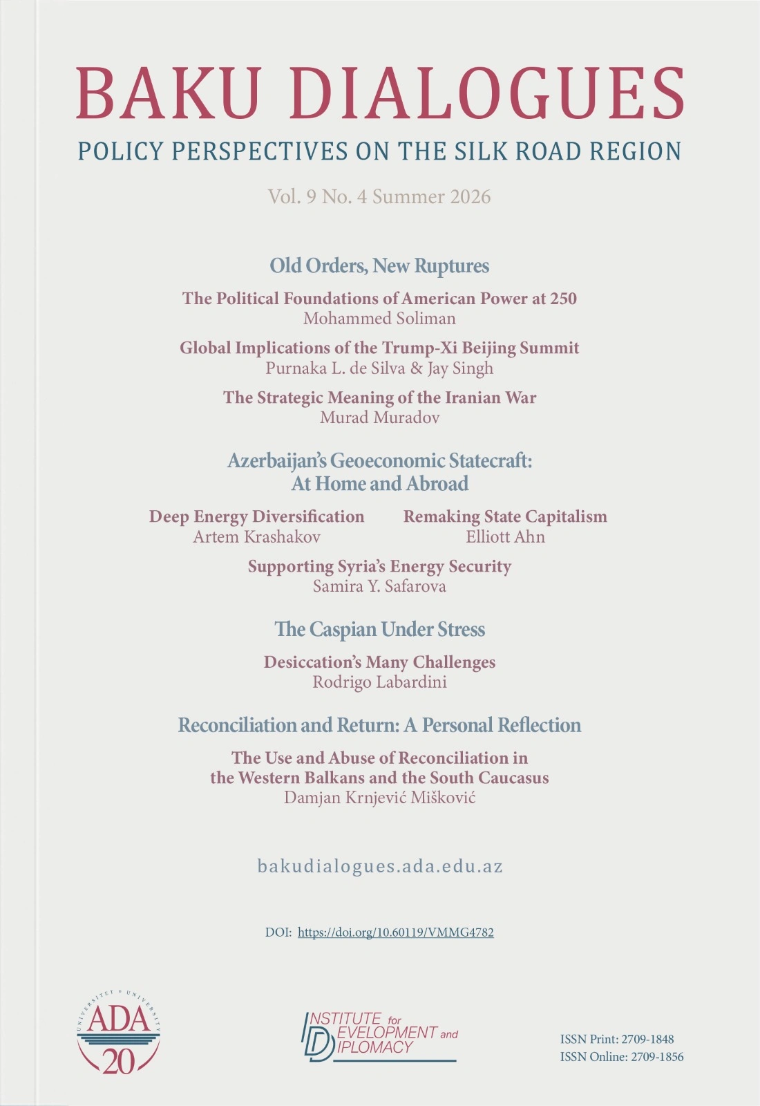 IDD releases Summer 2026 Edition of Baku Dialogues (PHOTO)