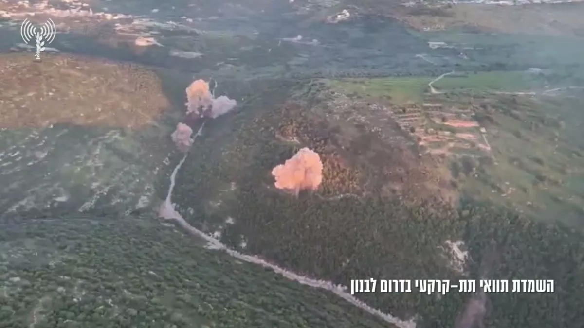 Israeli forces demolish 80-meter Hezbollah tunnel network