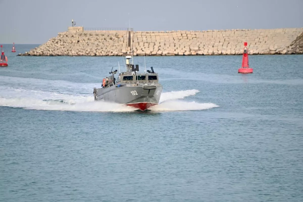 Kazakhstan tests naval readiness in Caspian Sea PHOTO