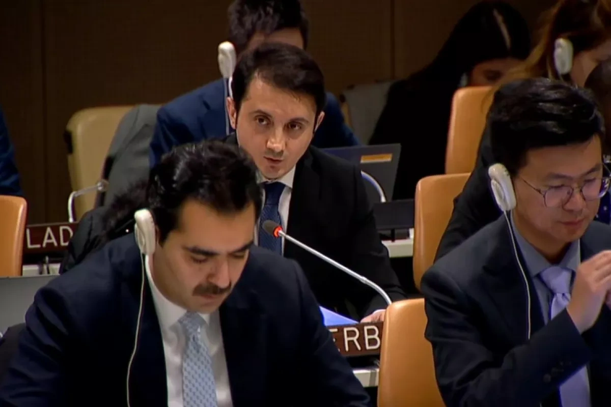 Azerbaijan pushes for equal application of international law at UN meeting