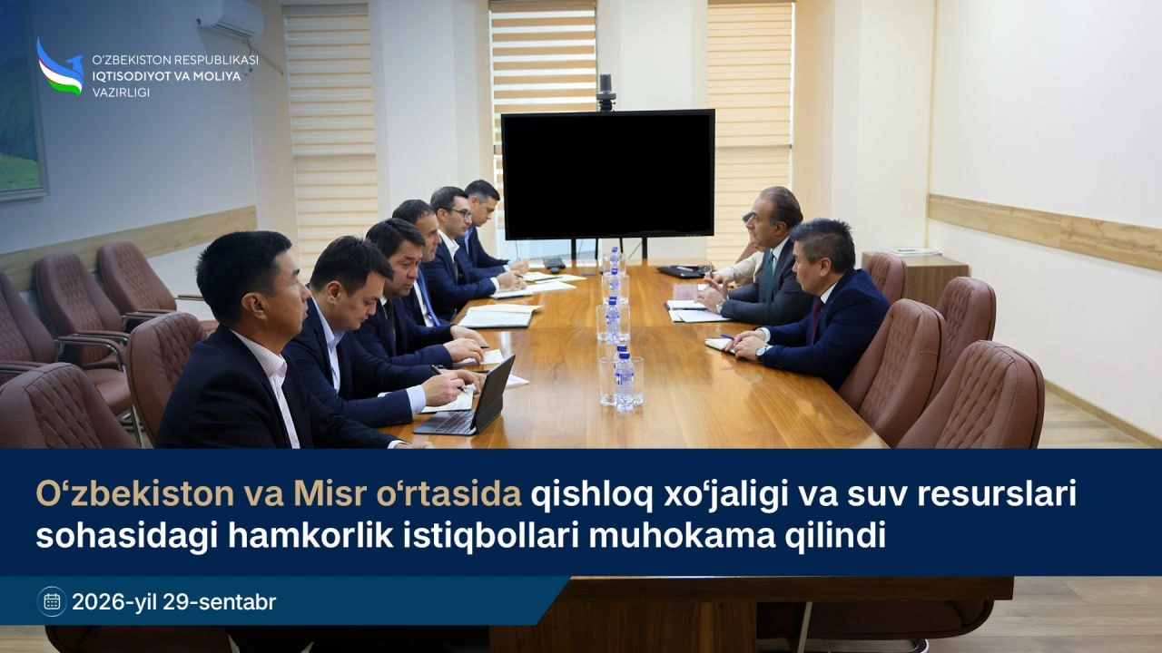 Uzbekistan, Egypt target 20,000 hectares for new agricultural projects