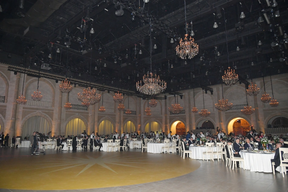 VP of Heydar Aliyev Foundation Leyla Aliyeva and Head of Baku Media Center Arzu Aliyeva attend Gala Ceremony regarding year's sports results