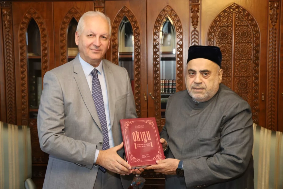 Caucasus Muslim Board, Turkic Academy discuss joint cultural projects PHOTO