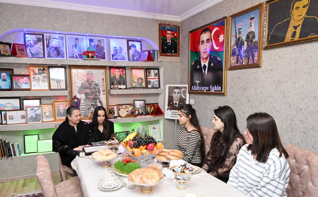 Leyla Aliyeva visits family of Hero of Patriotic War Shahin Allahyarov (PHOTO)