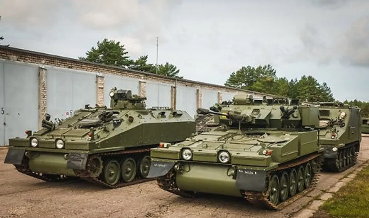 Latvia transfers 14 CVRT armoured vehicles to Ukraine
