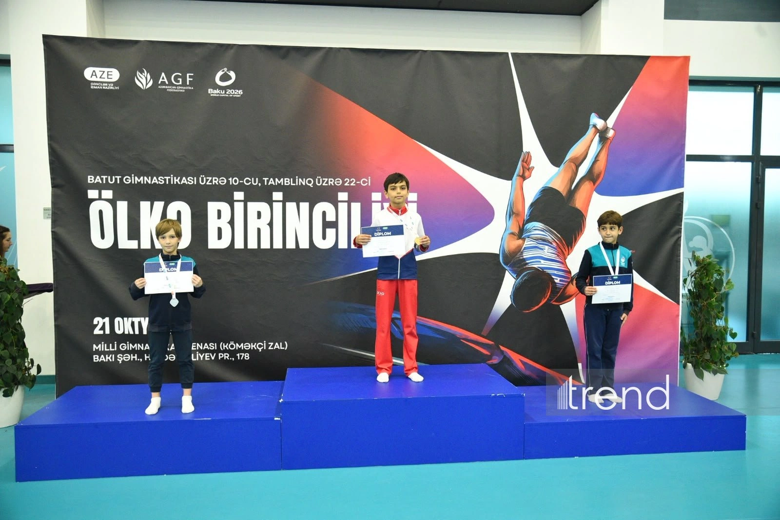 Azerbaijan holds national trampoline, tumbling championships in Baku (PHOTO)