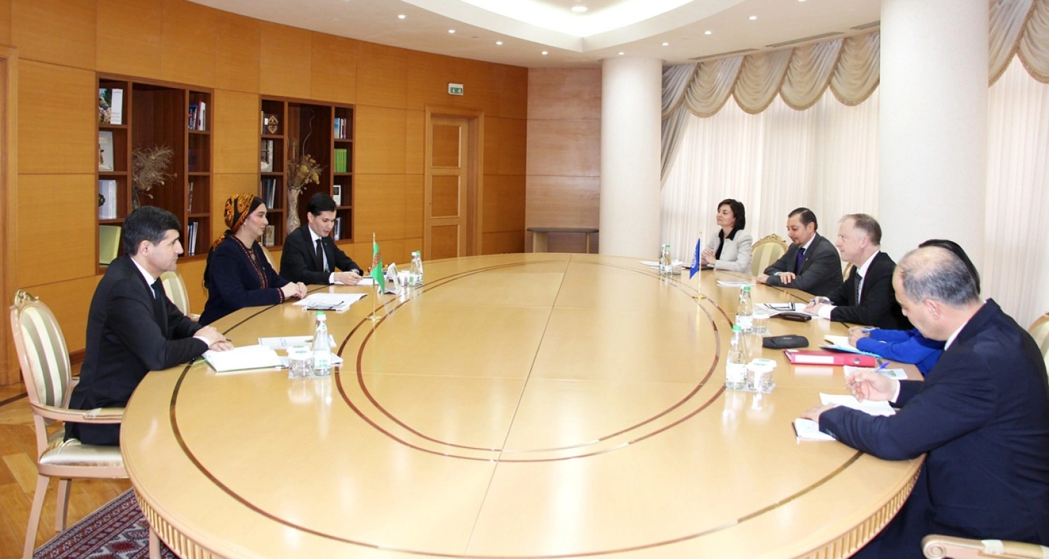 Turkmenistan and ILO discuss strengthening co-op and future initiatives