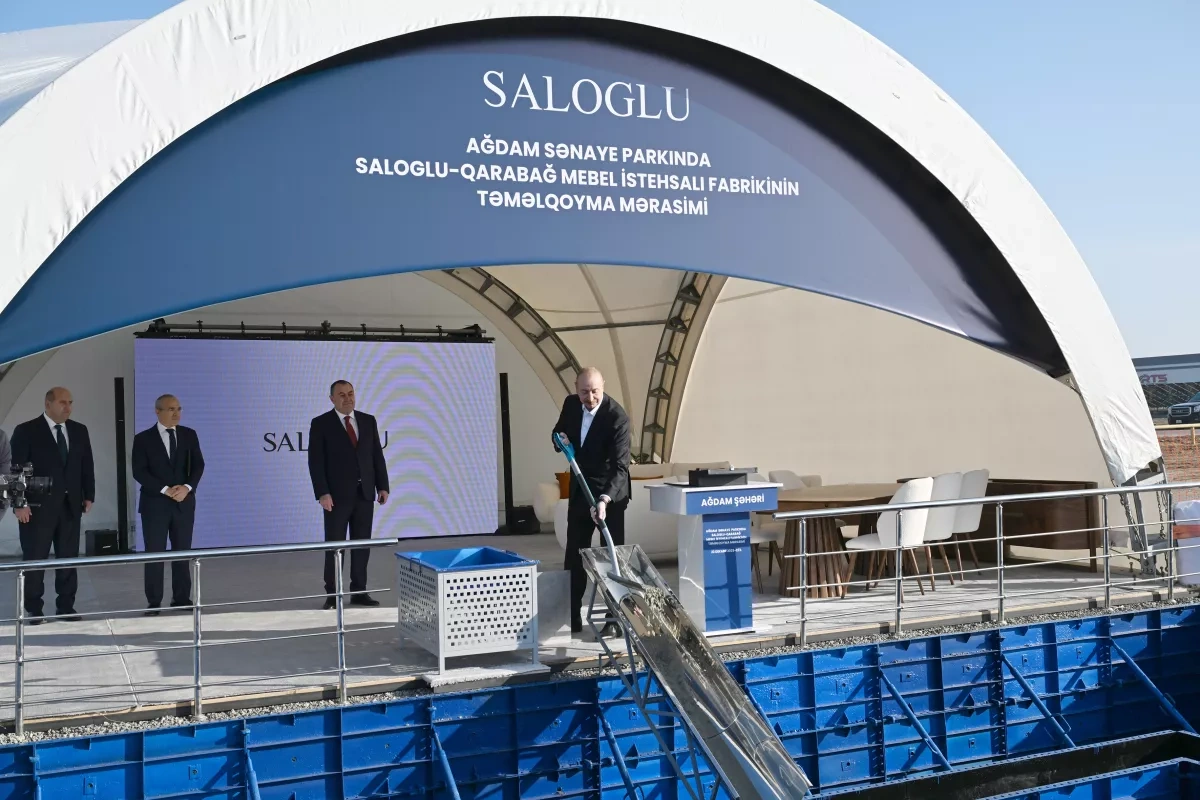 Azerbaijani president reviews new industrial projects in Aghdam PHOTO / Updated