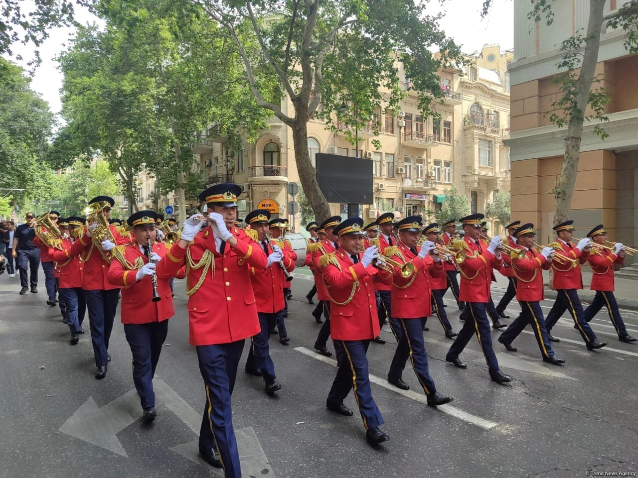 Baku hosts military marches marking 108th anniversary of Armed Forces