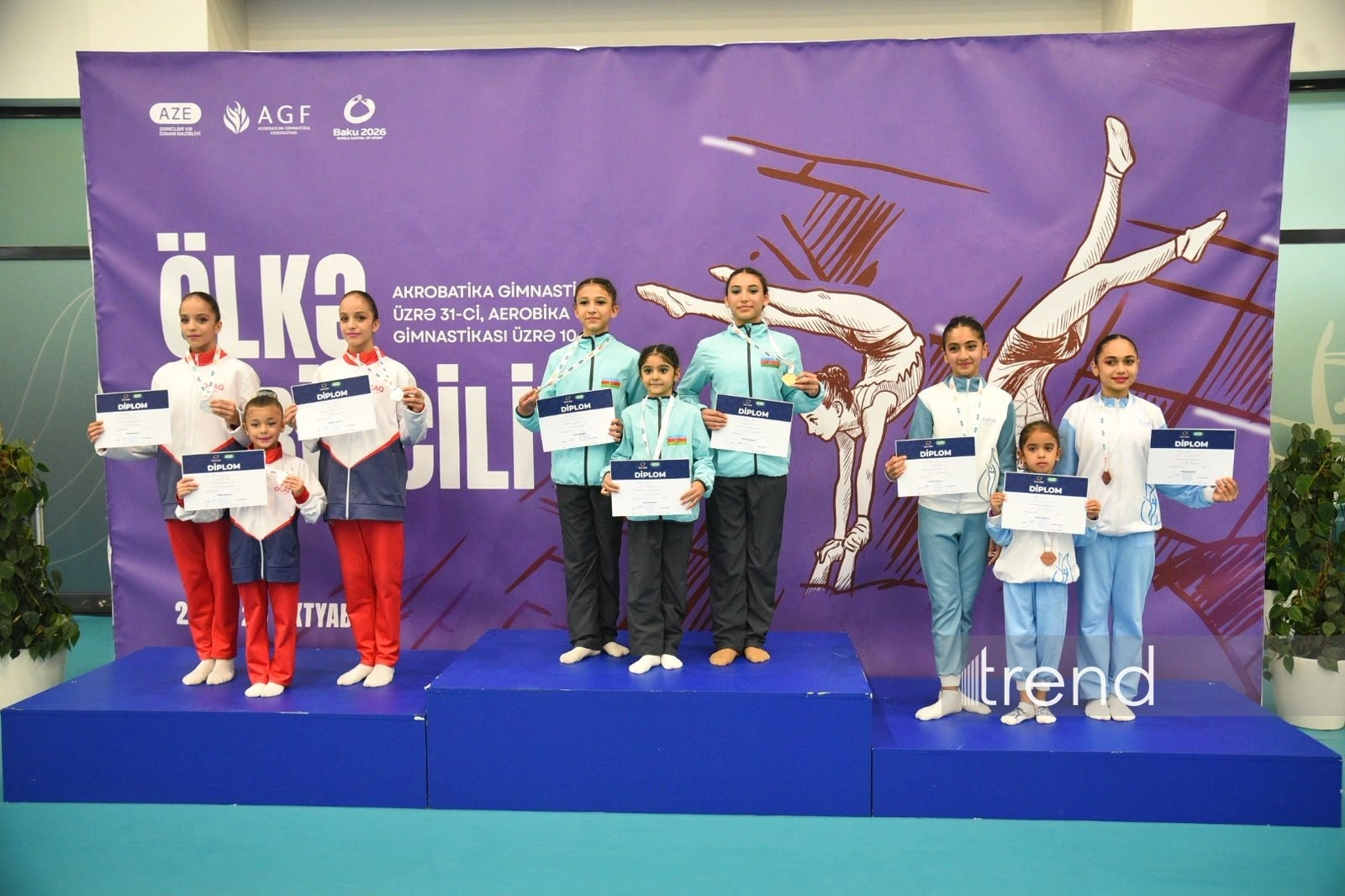 Azerbaijan's acrobatic, aerobic gymnastics championships conclude in Baku (PHOTO)