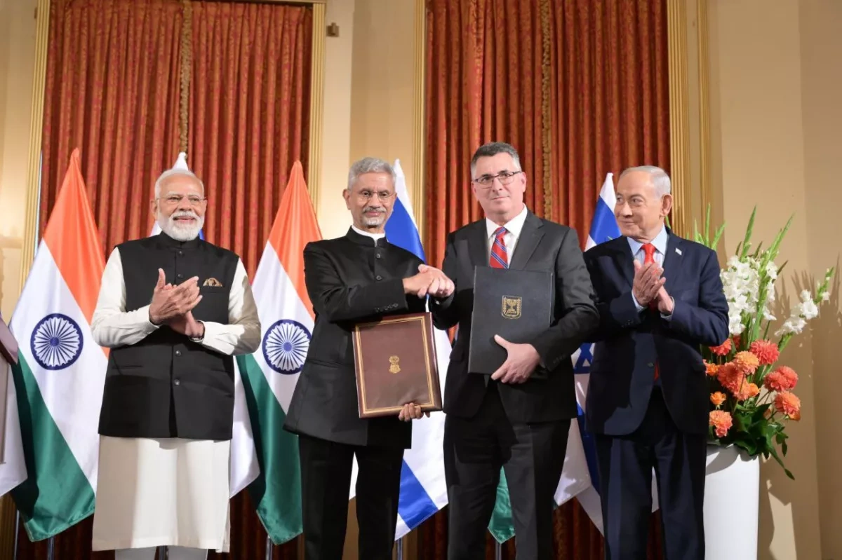 Israel, India sign 16 agreements on agriculture, innovation, technology Photo