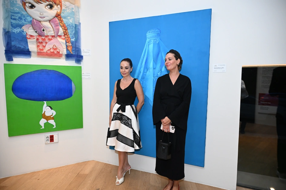 Heydar Aliyev Foundation VP Leyla Aliyeva, Arzu Aliyeva attend MAMA “Mother Nature” international art exhibition in Madrid (PHOTO)
