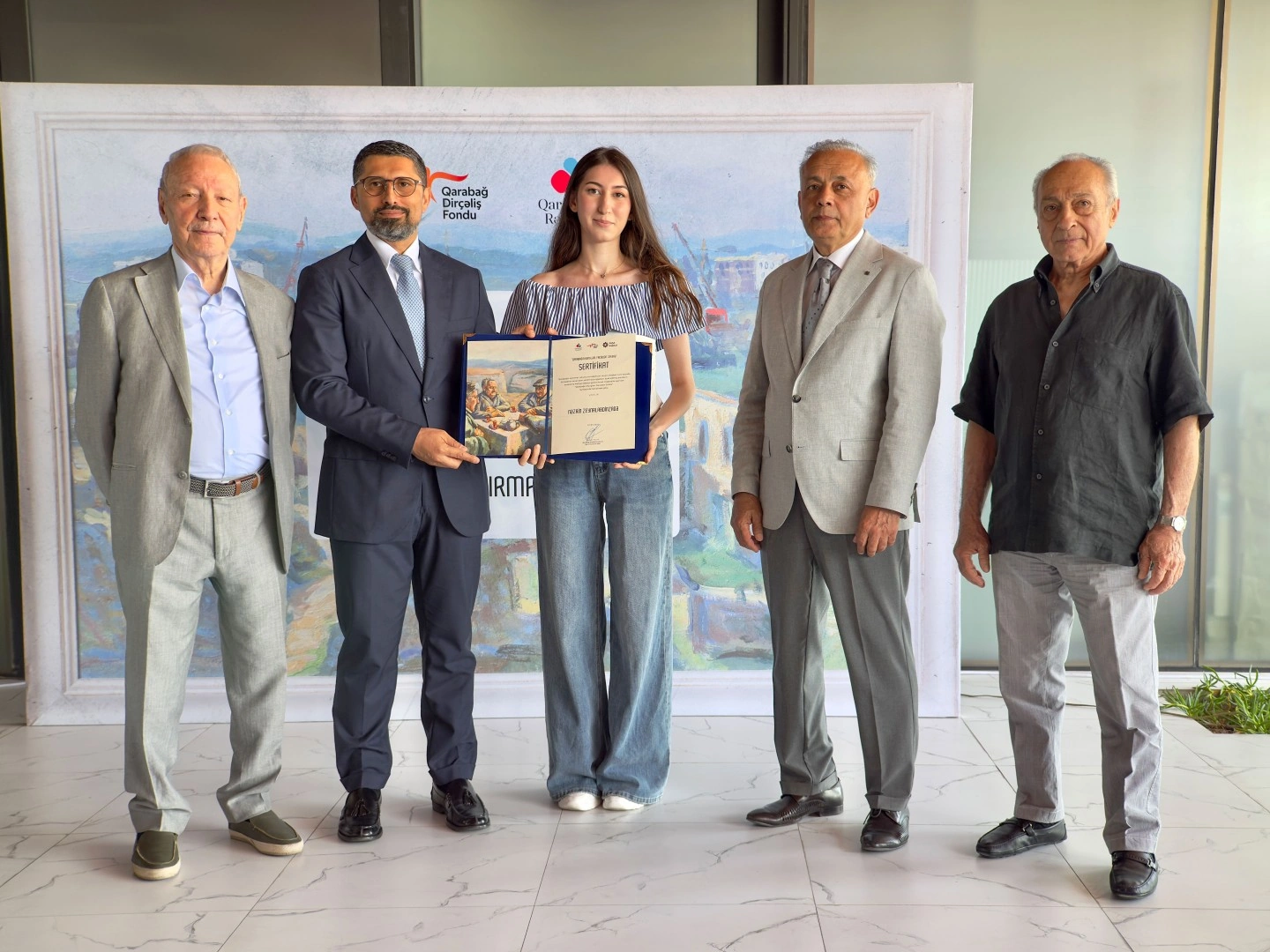 KRF Awards Young Artists Participating in the “Colors of Karabakh” (2026) Project (PHOTO)