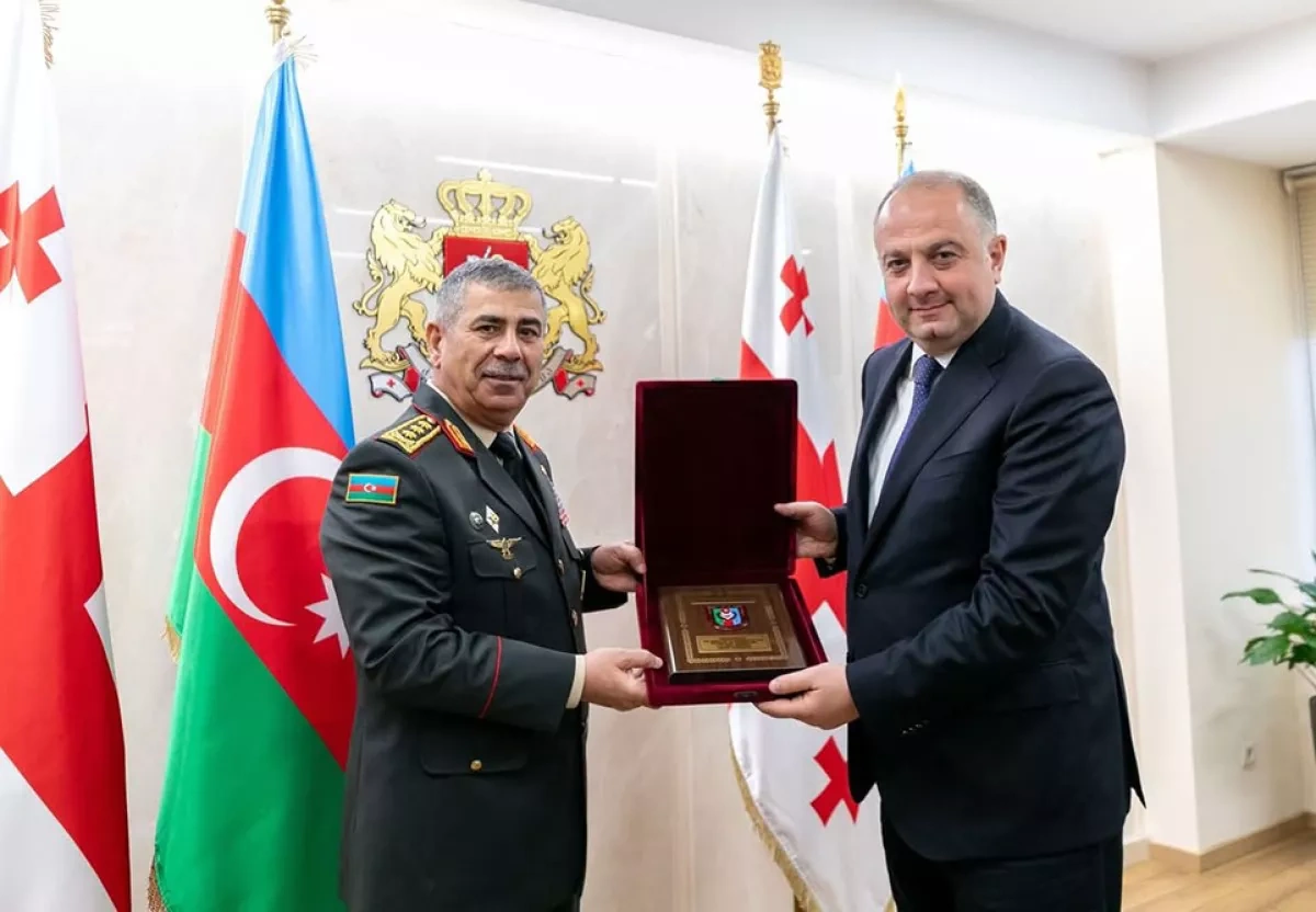 Azerbaijan, Georgia expand defence cooperation during talks in Tbilisi PHOTO