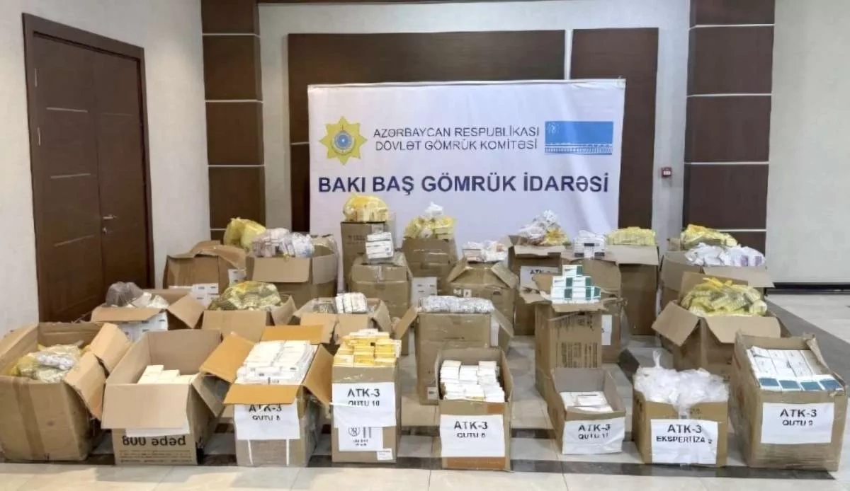Azerbaijan customs seizes tens of thousands of illegally imported medicines