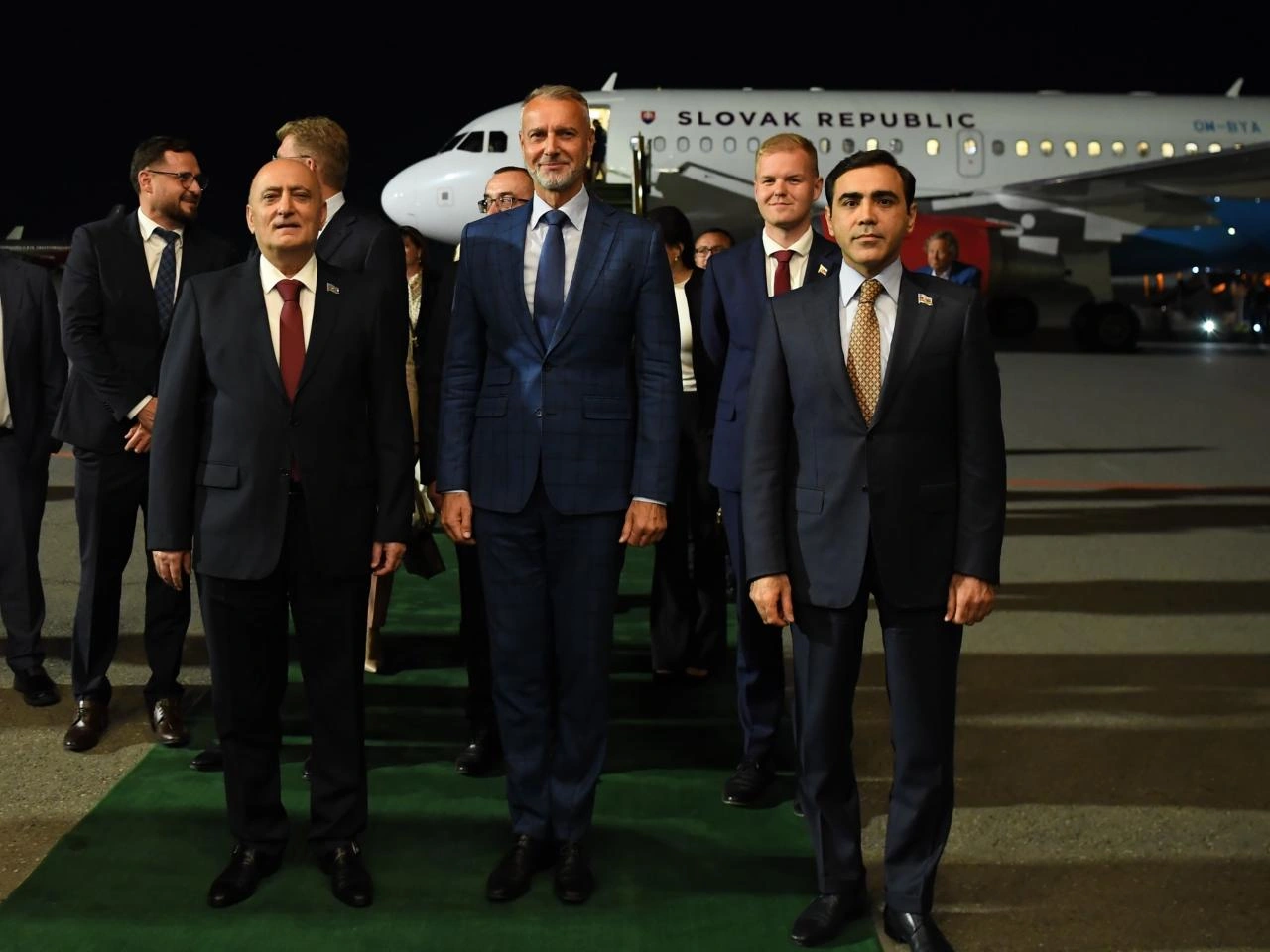 Chairman of National Council of Slovakia arrives in Azerbaijan on visit (PHOTO)