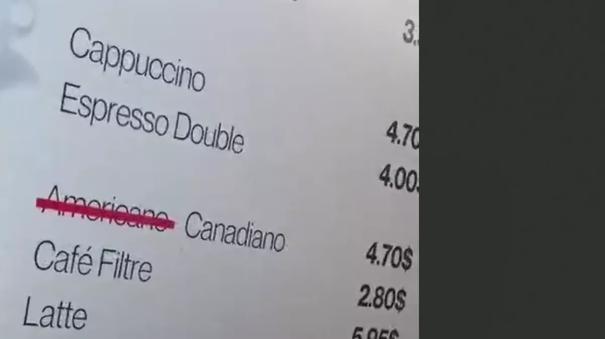 Americano coffee becomes “Canadiano” as US-Canada tensions brew VIDEO