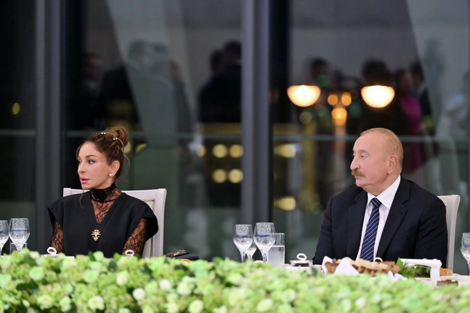 Dinner hosted on behalf of President Ilham Aliyev in honor of participants of 7th CICA Summit (PHOTO)