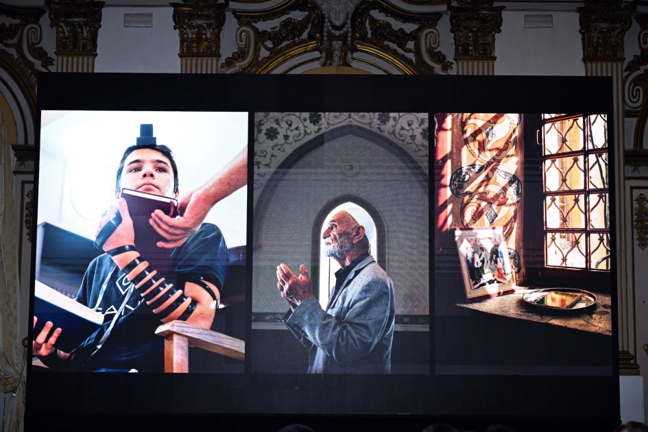 Leyla Aliyeva attends presentation of "Harmony" documentary (PHOTO)