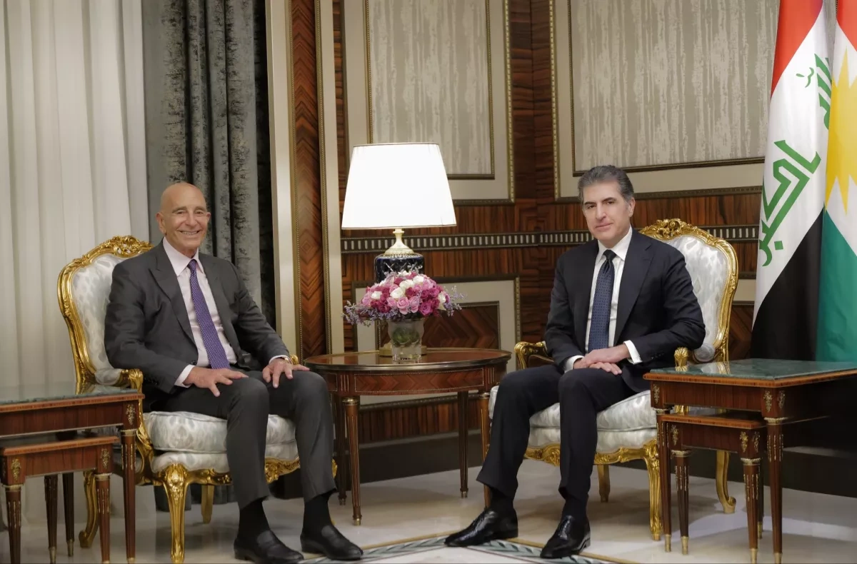 US envoy Tom Barrack meets Iraqi Kurdistan leaders amid Syria talks PHOTO