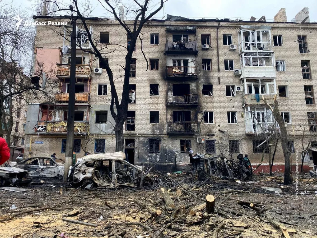 Russian drone attack leaves civilians injured in Ukraine’s Kramatorsk PHOTO