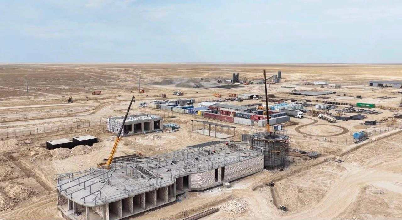 New airport construction nears halfway mark in Kazakhstan's Mangystau