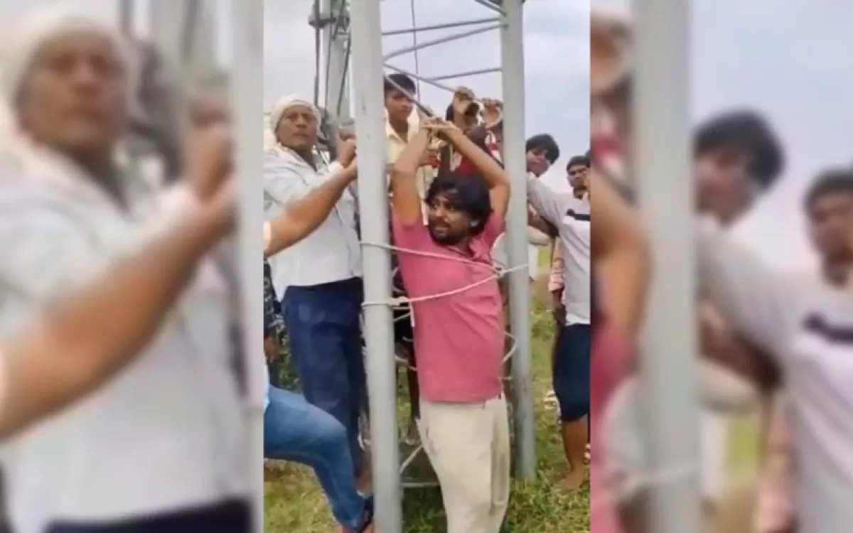 Six arrested in India after Telecom technician tied to tower over 5G outage