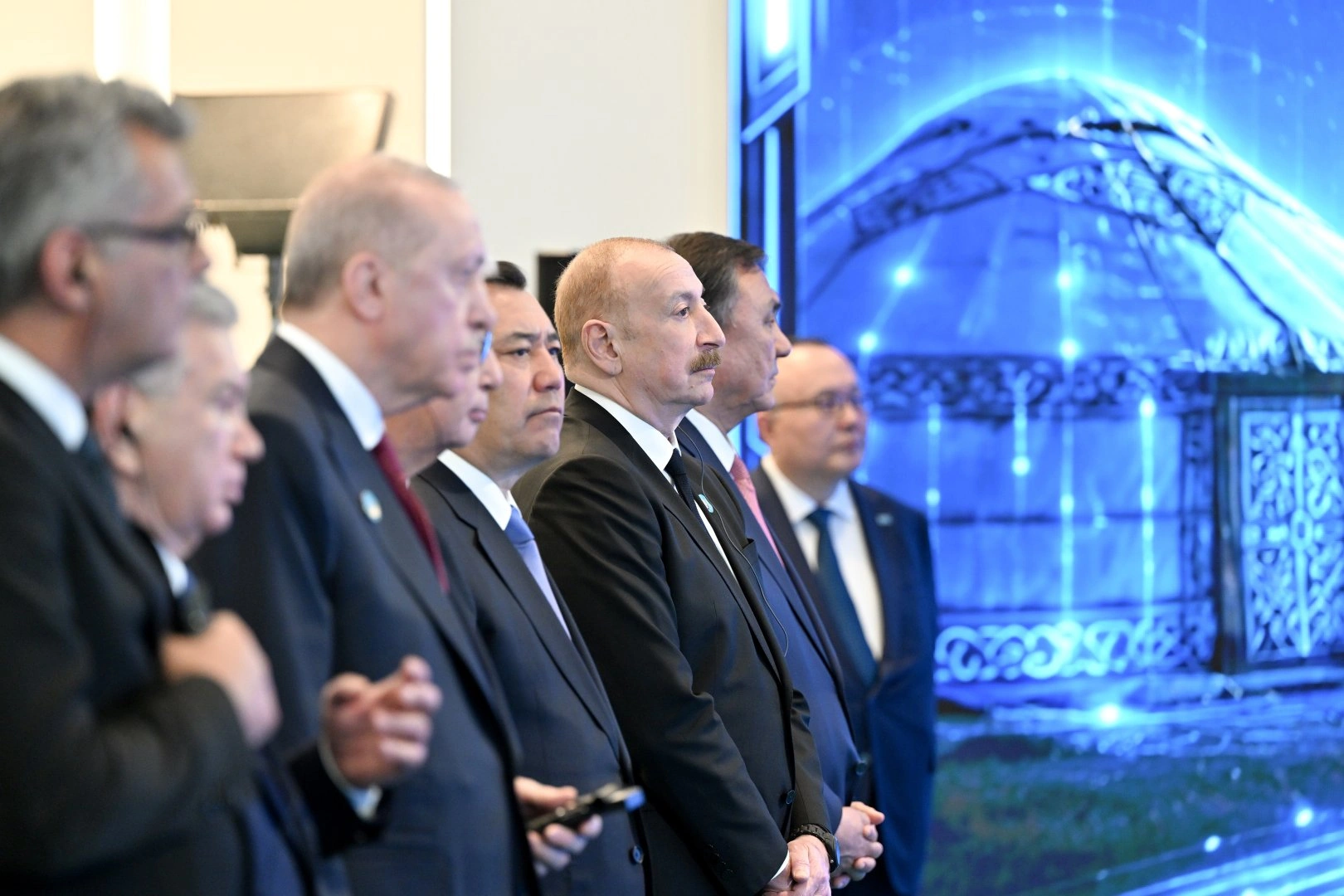 President Ilham Aliyev and participants of OTS Informal Summit attend groundbreaking ceremony of Turkic Civilization Center (PHOTO)