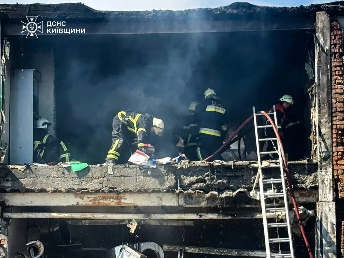 Russian strike on Kyiv region plant leaves four dead PHOTO