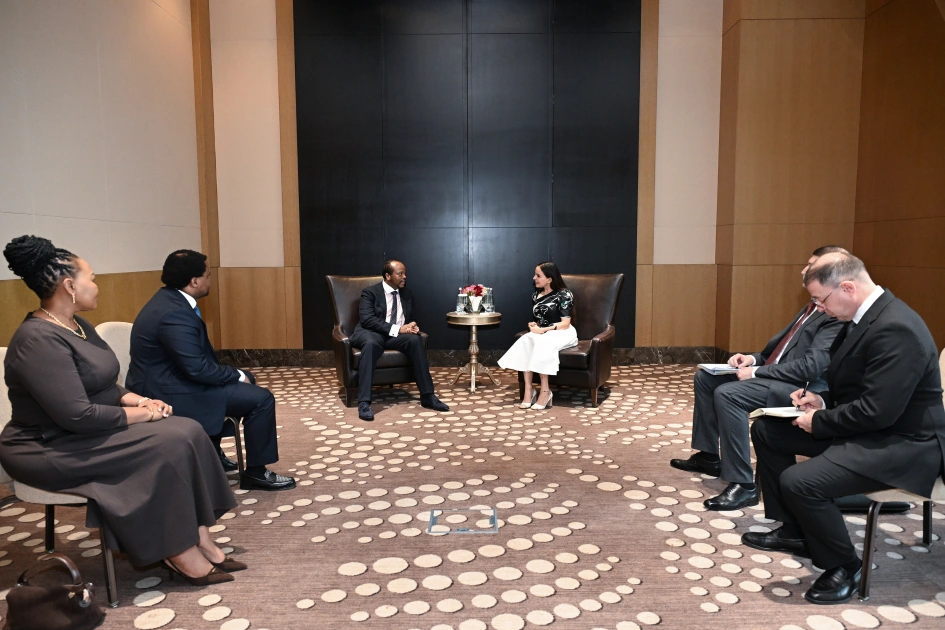 Leyla Aliyeva meets with King Mswati III of Eswatini (PHOTO)