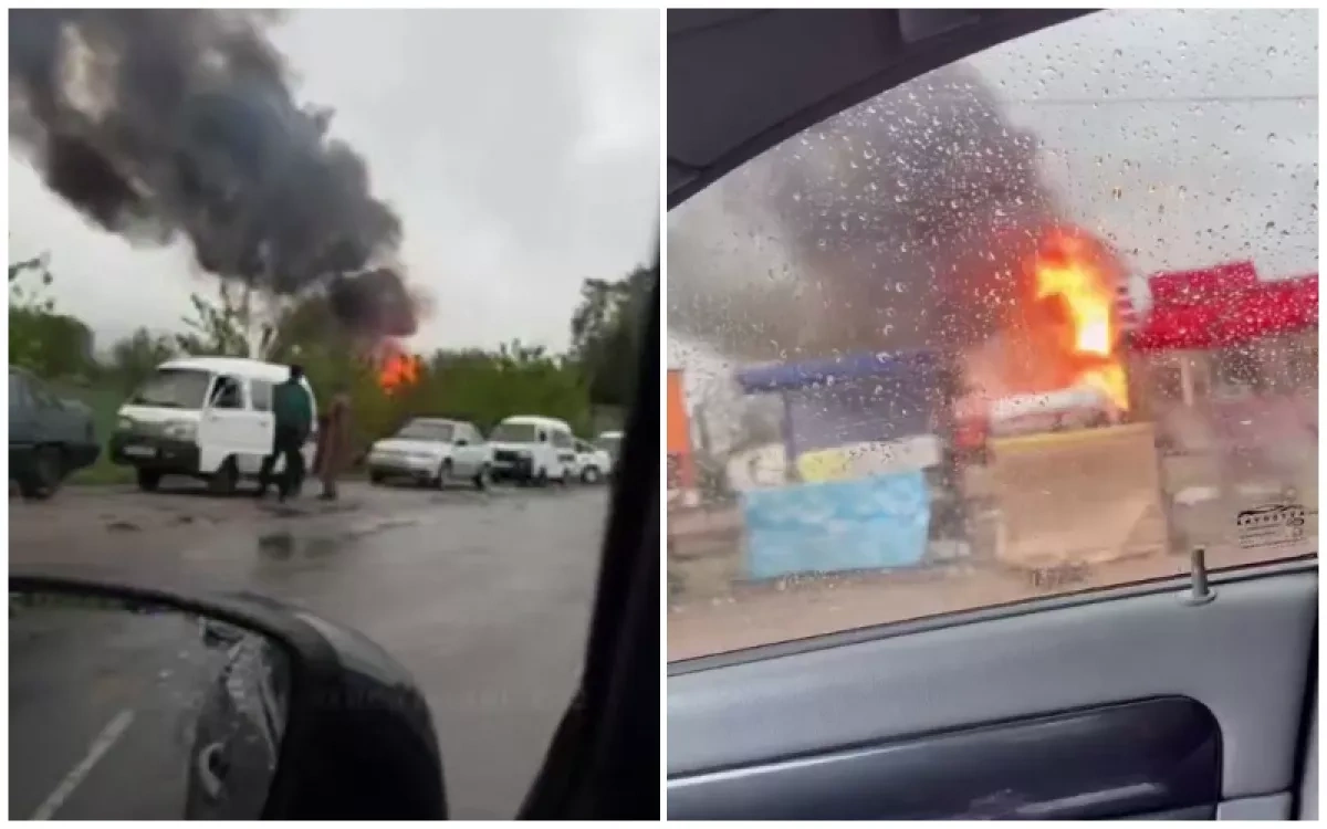 Flash fire at Uzbekistan gas station quickly contained