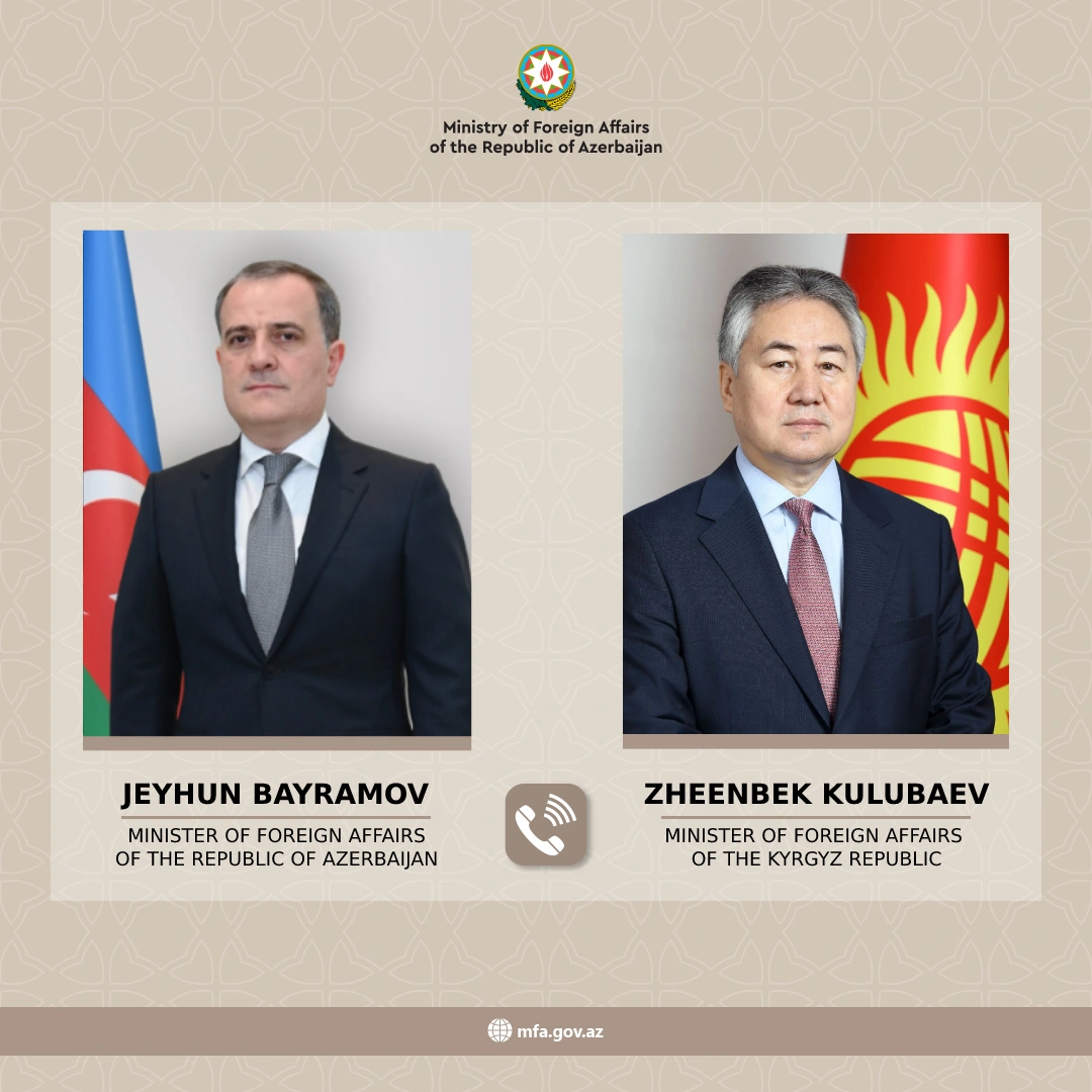 Kyrgyz FM calls Azerbaijani counterpart