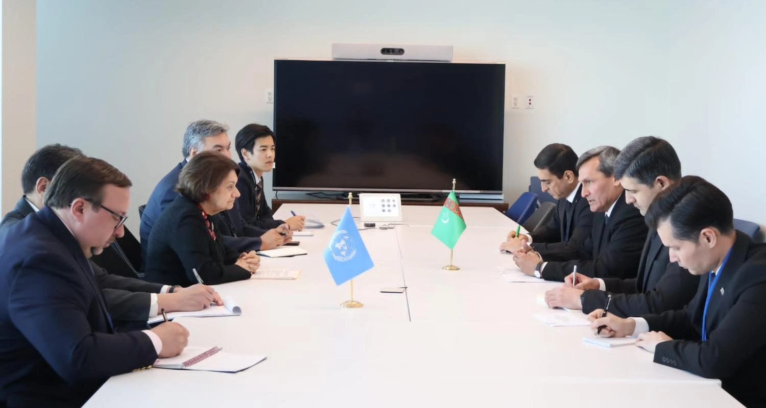 Turkmenistan, UNRCCA discuss regional security cooperation in Central Asia