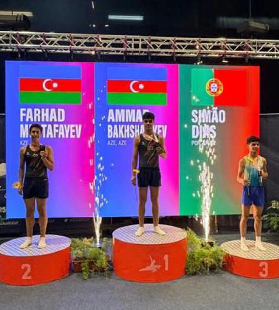 Azerbaijani gymnasts complete international tournament with 12 medals (PHOTO)