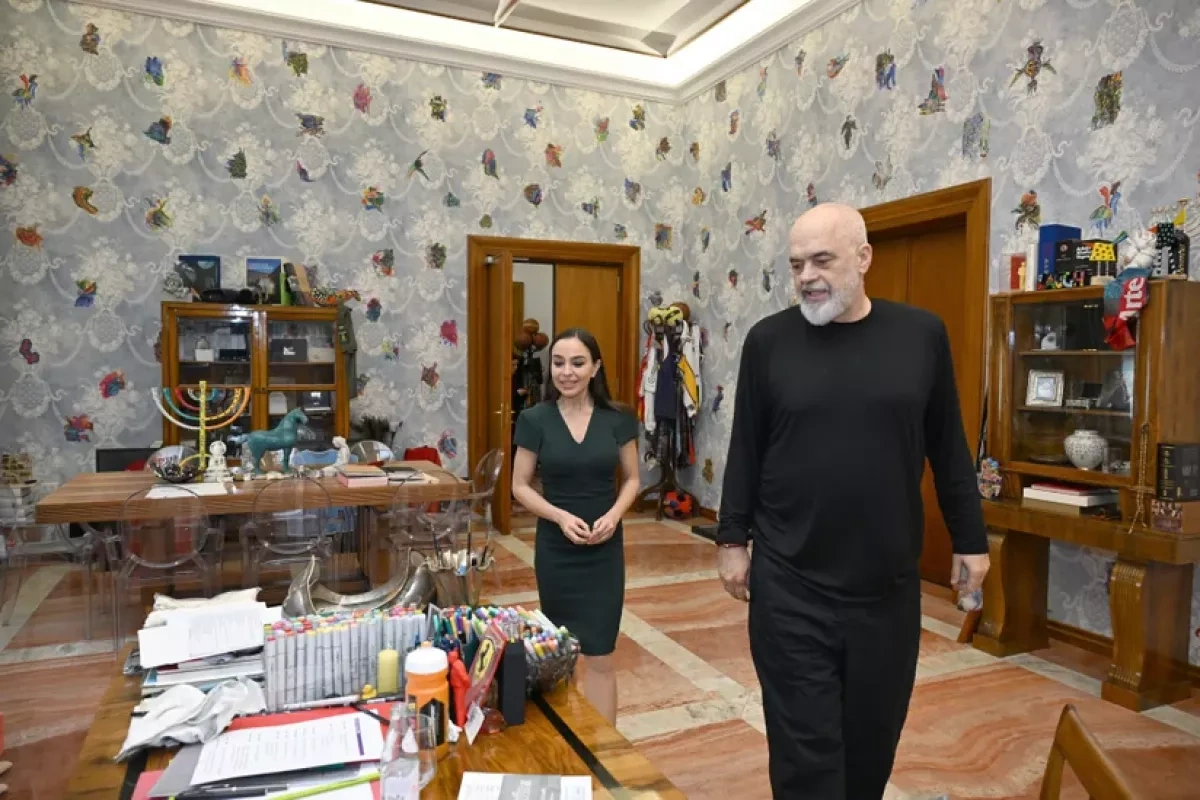 Leyla Aliyeva holds talks with Albanian PM in Tirana PHOTO