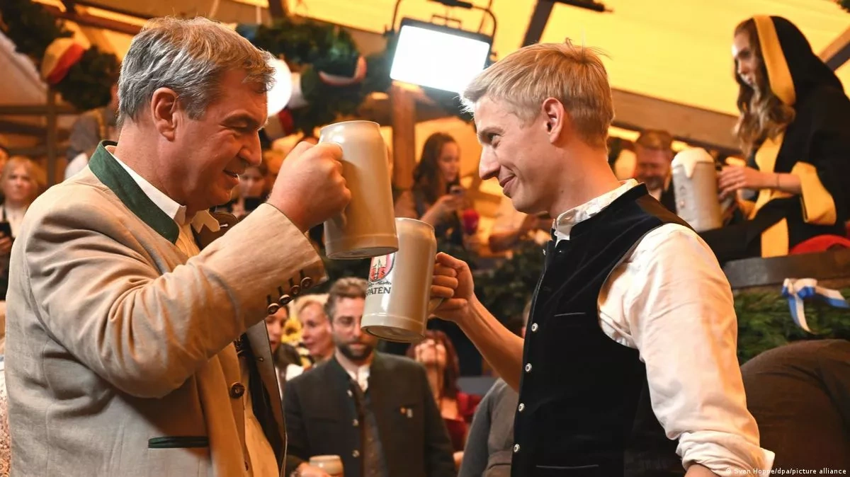 Munich’s 191st Oktoberfest opens as mayor taps first beer barrel