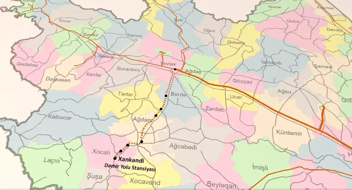 Aghdam-Khankendi railway project moves forward at accelerated pace PHOTO