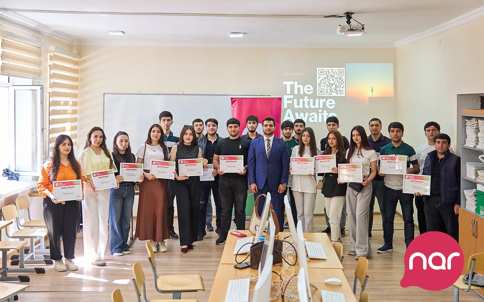 Nar organizes marketing and career training sessions for students in Ganja (PHOTO)