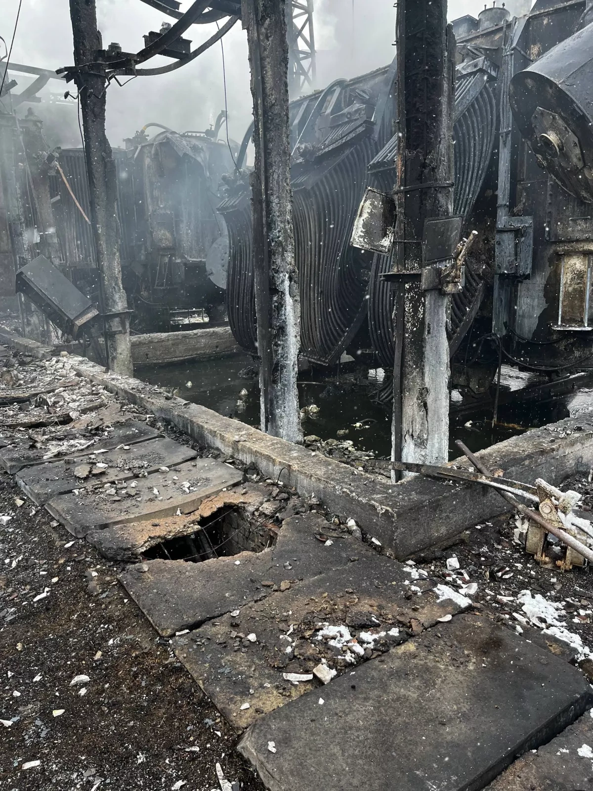 Russian strike cuts power to thousands in Odesa PHOTO