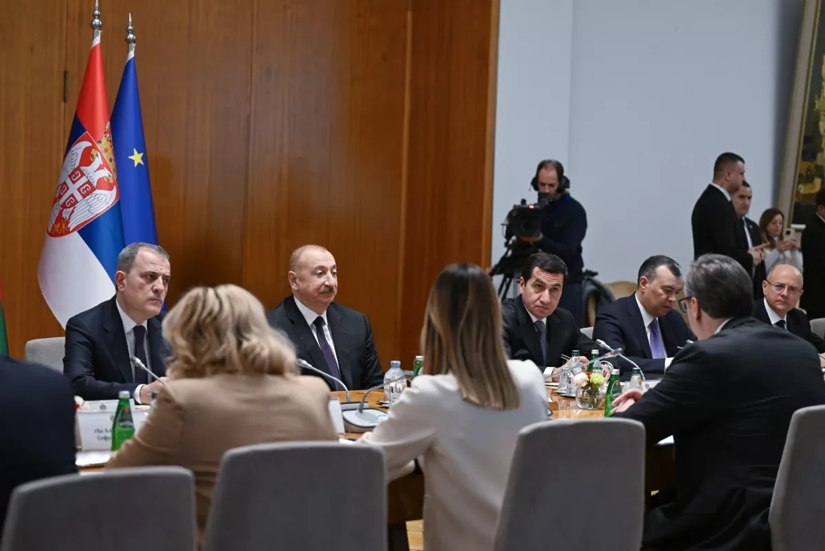 Azerbaijan, Serbia hold first Strategic Partnership Council meeting in Belgrade PHOTO