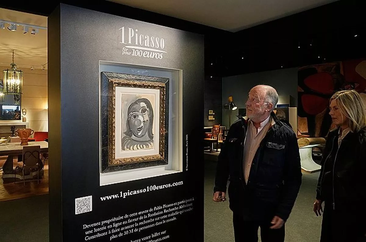 Historic Picasso portrait to be raffled off for Alzheimer’s research funding