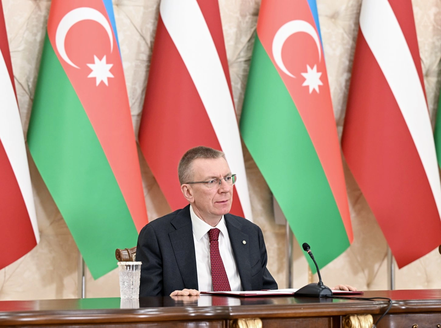 Conclusion of peace treaty is important for security not only of region but also for whole globe - Latvian President