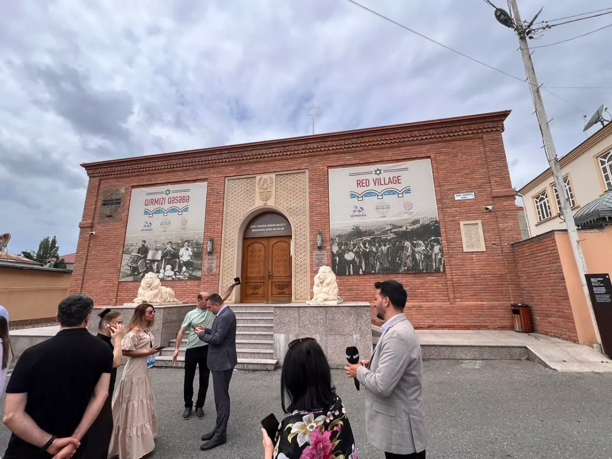 Azerbaijani journalists visit religious sites in Guba during media tour PHOTO