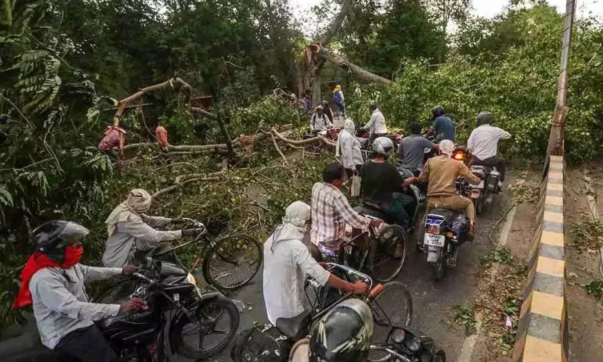 Nearly 90 killed as severe storm hits India’s Uttar Pradesh state PHOTO