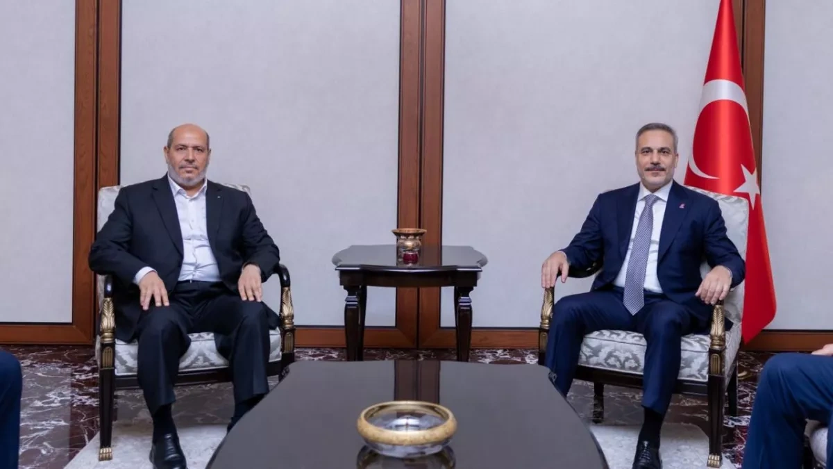 Turkish FM holds talks with Hamas political chief on Gaza conflict