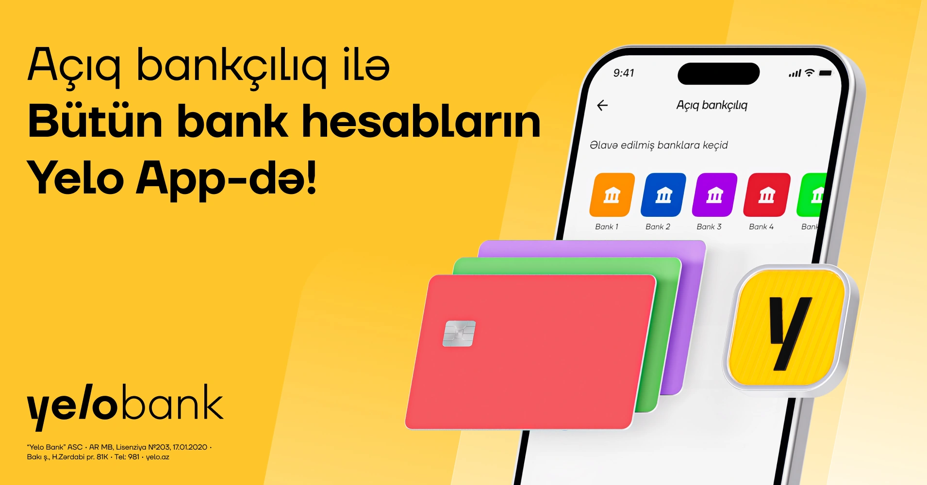 Yelo Bank combines all your accounts in a single app with Open Banking