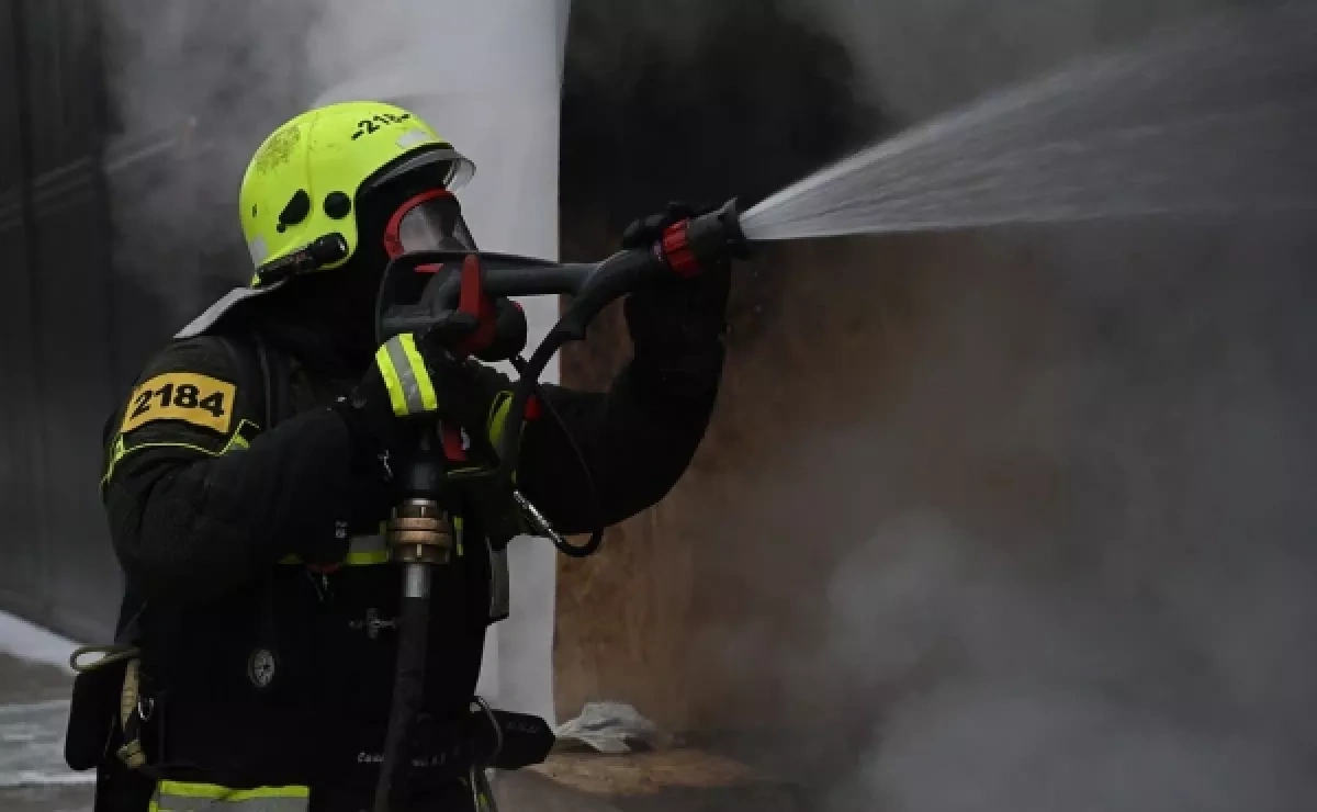 Drone attack sparks fire at industrial facility in Russia's Kaluga region