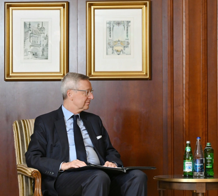 President Ilham Aliyev meets with Chairman of Eastern Committee of German Economy (PHOTO)