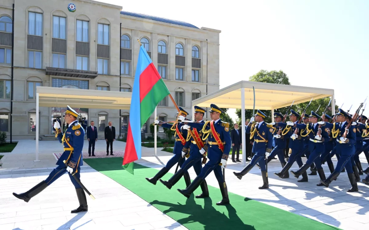 Azerbaijan holds official ceremony in Shusha for Slovak president PHOTO